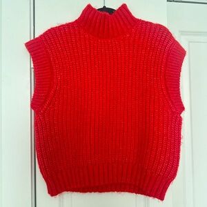 Zara Kids red knit sweater SIZE XL